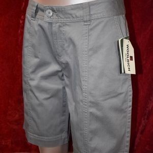 NWT Woolrich Grey Cotton Knee-Length Shorts